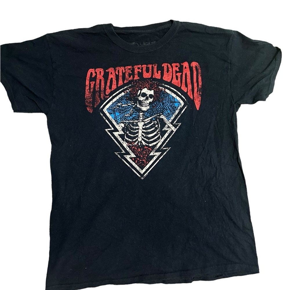 Grateful Dead black and red tshirt